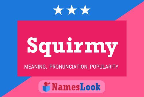 ملصق اسم Squirmy