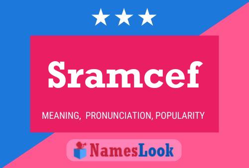 ملصق اسم Sramcef