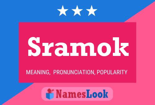 ملصق اسم Sramok