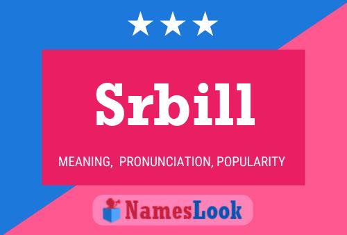 ملصق اسم Srbill