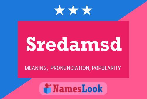 ملصق اسم Sredamsd