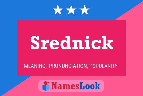 ملصق اسم Srednick