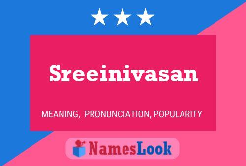 ملصق اسم Sreeinivasan