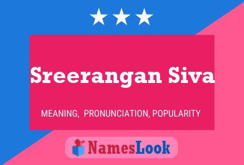 ملصق اسم Sreerangan Siva