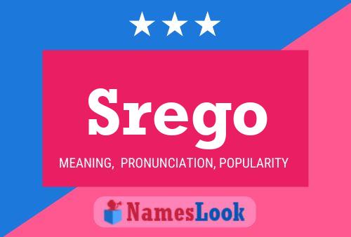 ملصق اسم Srego