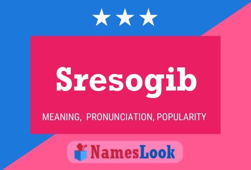 ملصق اسم Sresogib