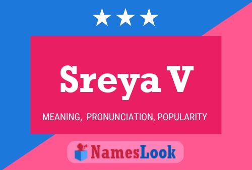 ملصق اسم Sreya V