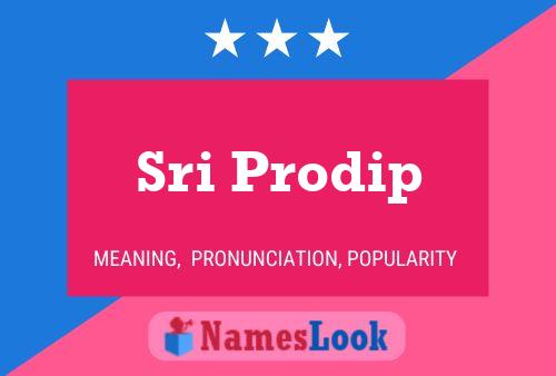 ملصق اسم Sri Prodip