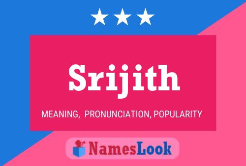 ملصق اسم Srijith