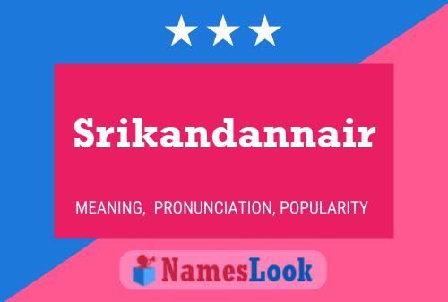 ملصق اسم Srikandannair