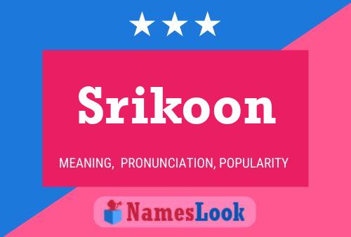 ملصق اسم Srikoon