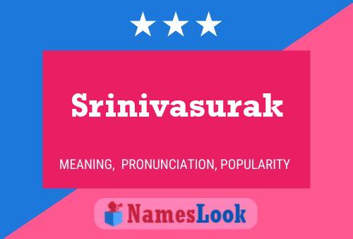 ملصق اسم Srinivasurak