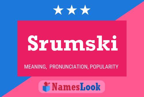 ملصق اسم Srumski