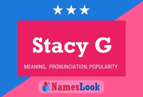 ملصق اسم Stacy G