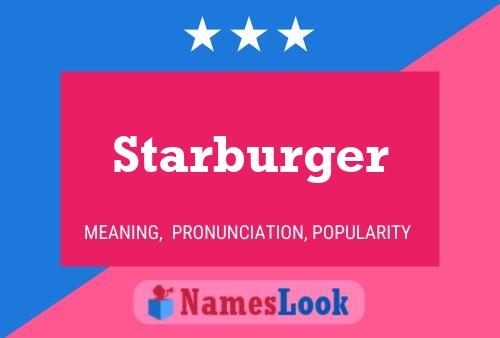 ملصق اسم Starburger