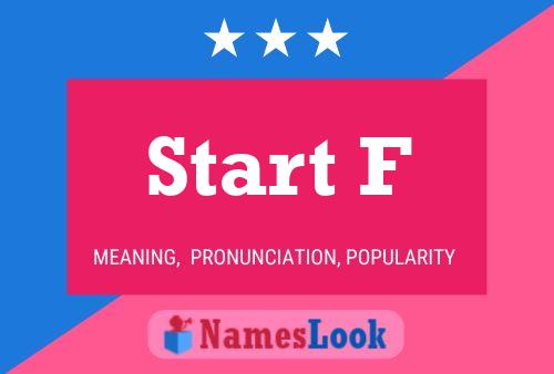 ملصق اسم Start F