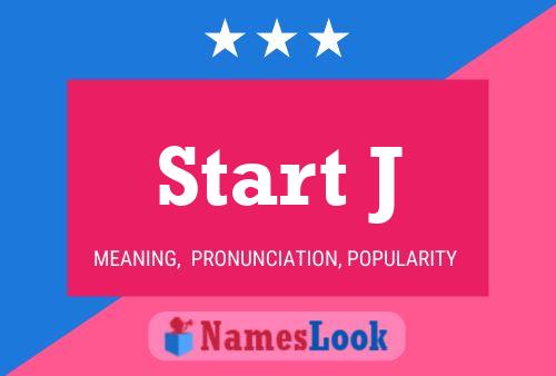 ملصق اسم Start J