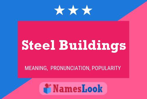 ملصق اسم Steel Buildings