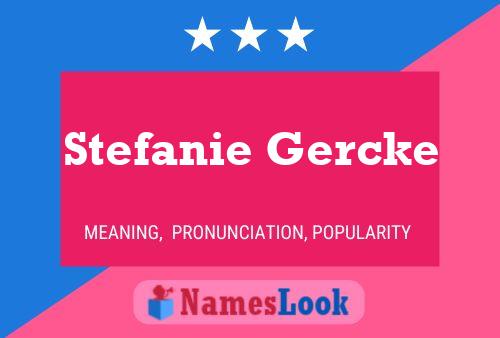 ملصق اسم Stefanie Gercke