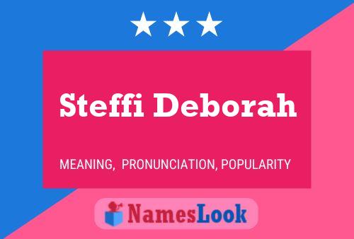 ملصق اسم Steffi Deborah