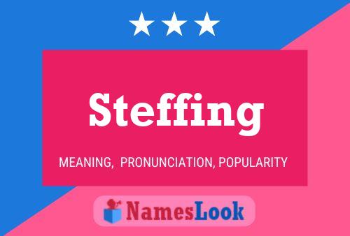 ملصق اسم Steffing