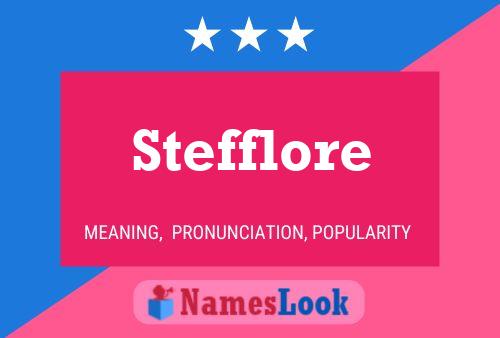 ملصق اسم Stefflore