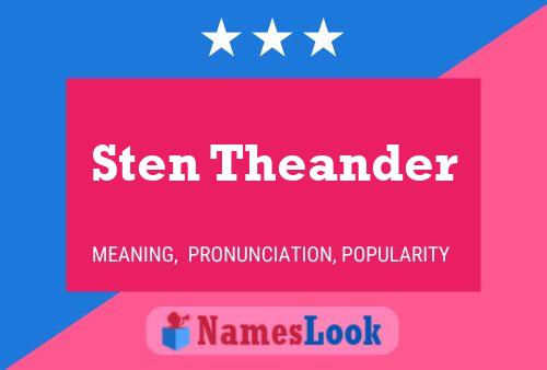 ملصق اسم Sten Theander