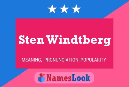 ملصق اسم Sten Windtberg