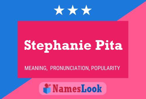 ملصق اسم Stephanie Pita