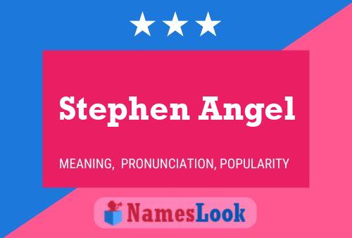 ملصق اسم Stephen Angel