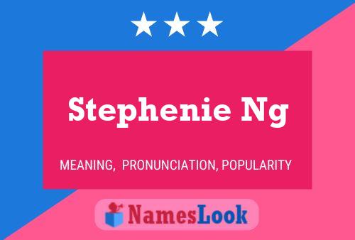 ملصق اسم Stephenie Ng