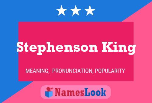 ملصق اسم Stephenson King