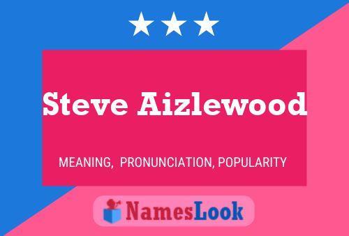 ملصق اسم Steve Aizlewood