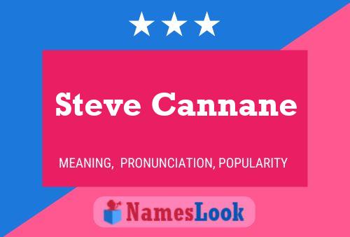 ملصق اسم Steve Cannane