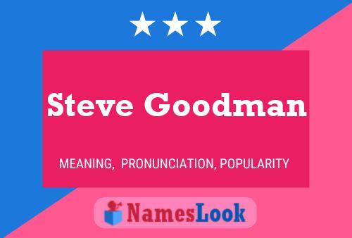 ملصق اسم Steve Goodman