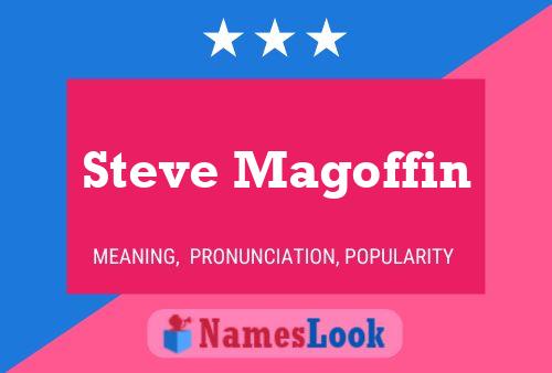 ملصق اسم Steve Magoffin