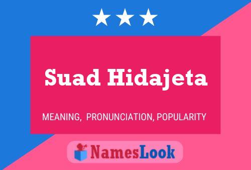 ملصق اسم Suad Hidajeta