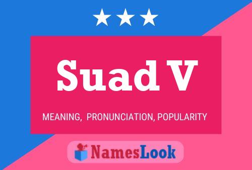 ملصق اسم Suad V