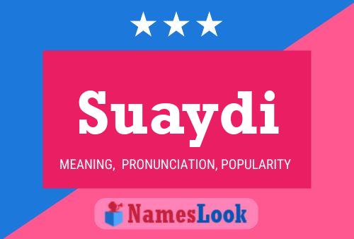 ملصق اسم Suaydi