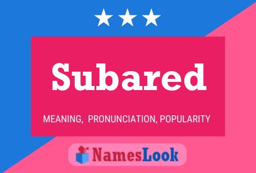 ملصق اسم Subared