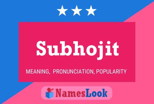 ملصق اسم Subhojit