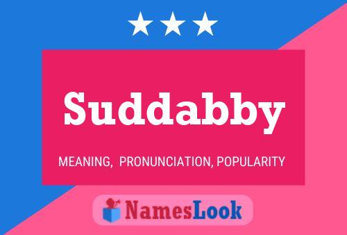 ملصق اسم Suddabby