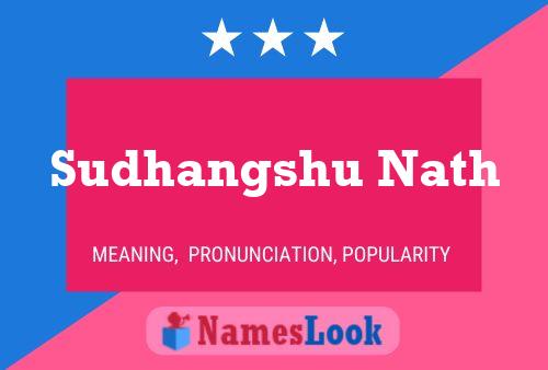 ملصق اسم Sudhangshu Nath