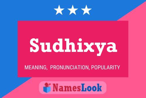 ملصق اسم Sudhixya