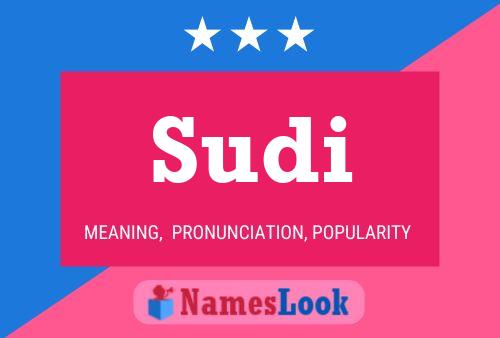 ملصق اسم Sudi