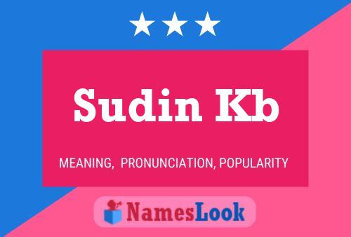 ملصق اسم Sudin Kb