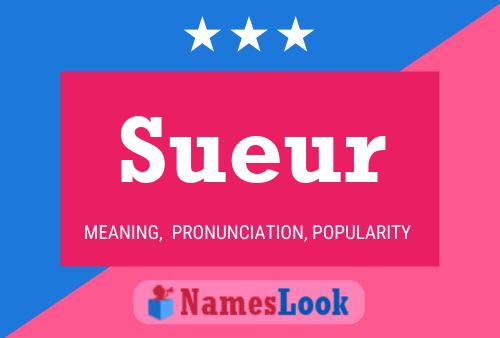 ملصق اسم Sueur