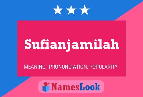 ملصق اسم Sufianjamilah