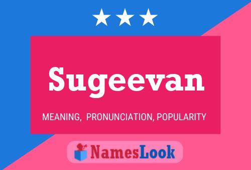 ملصق اسم Sugeevan