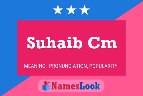 ملصق اسم Suhaib Cm